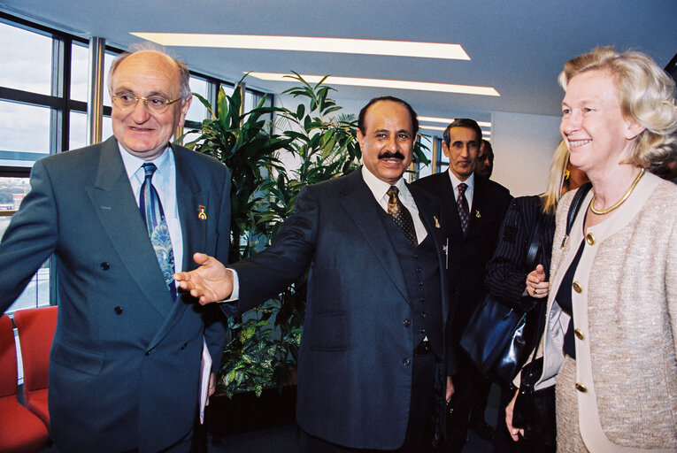 Visit of Sheik SALEM AL SABAH of Koweit