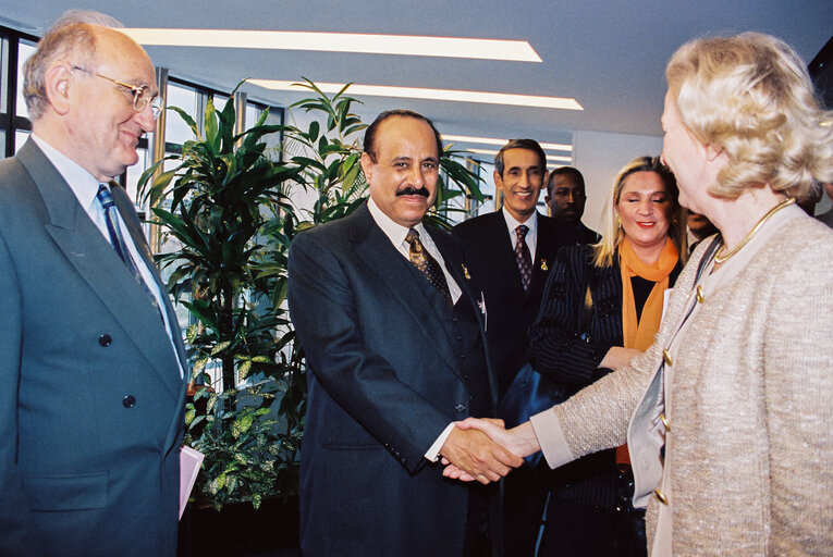 Visit of Sheik SALEM AL SABAH of Koweit