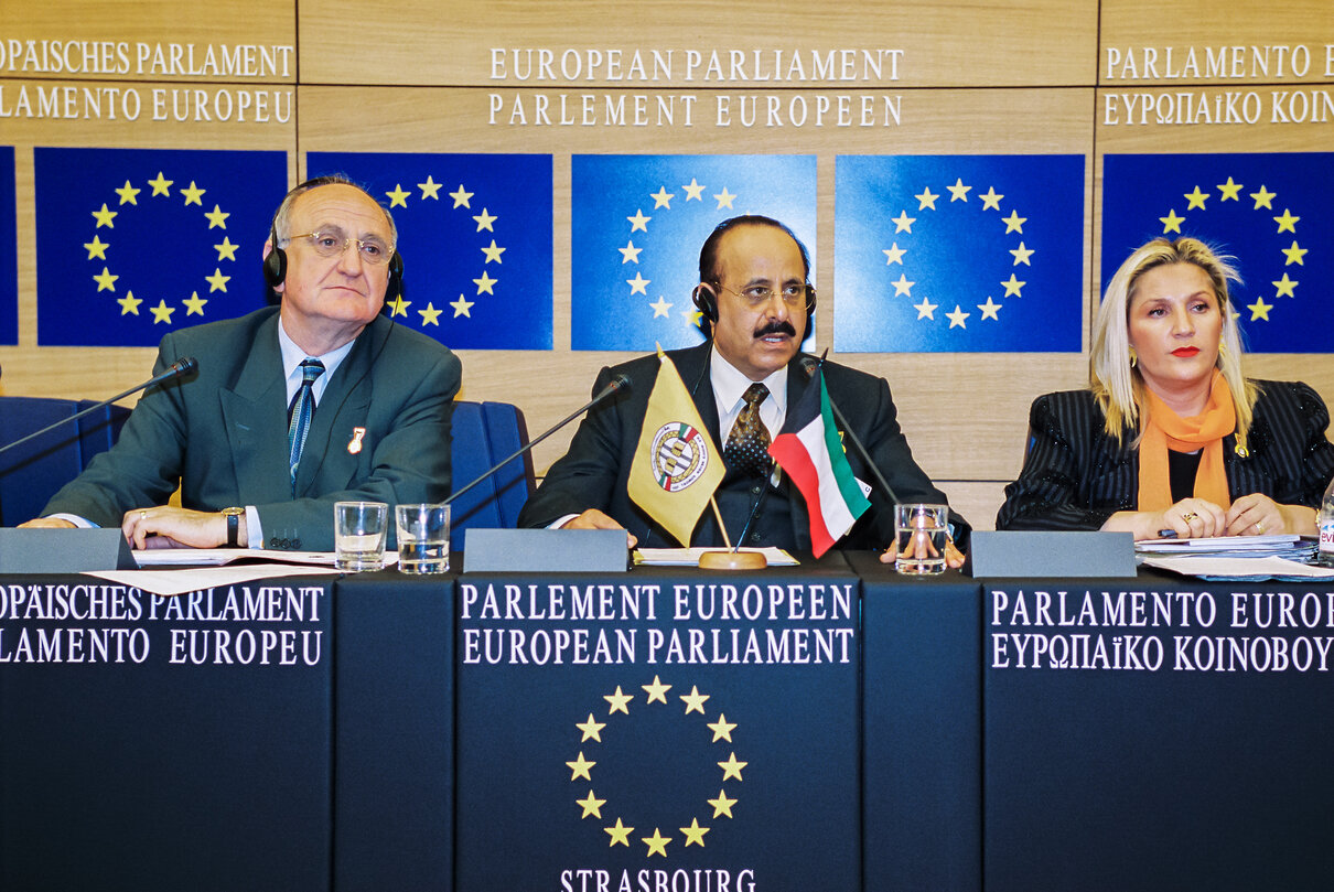 Press Conference of Sheik SALEM AL SABAH of Koweit