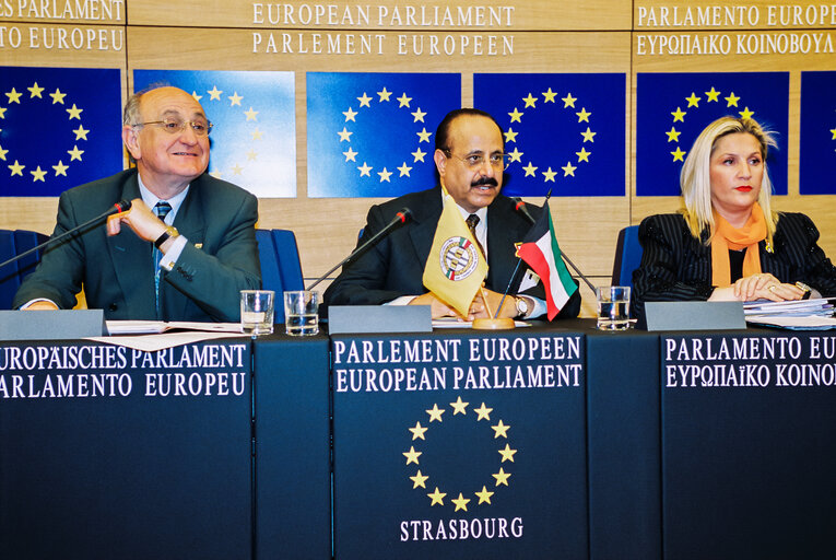 Press Conference of Sheik SALEM AL SABAH of Koweit