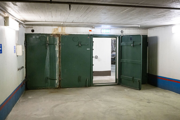 Visit with the Swedish Civil Contingencies Agency to a Civil Bomb Shelter as a part of the European Union’s “Preparedness Union Strategy”