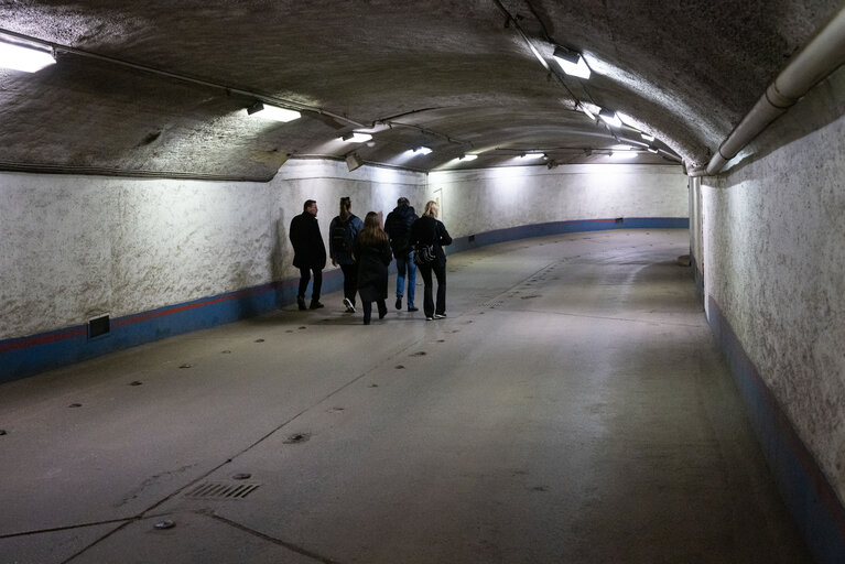 Visit with the Swedish Civil Contingencies Agency to a Civil Bomb Shelter as a part of the European Union’s “Preparedness Union Strategy”