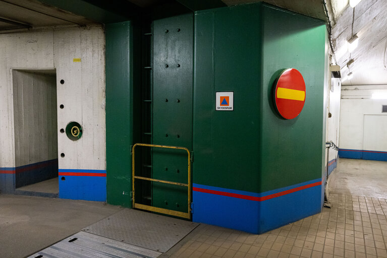 Visit with the Swedish Civil Contingencies Agency to a Civil Bomb Shelter as a part of the European Union’s “Preparedness Union Strategy”