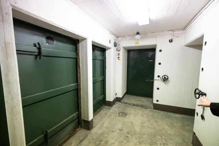 Visit with the Swedish Civil Contingencies Agency to a Civil Bomb Shelter as a part of the European Union’s “Preparedness Union Strategy”