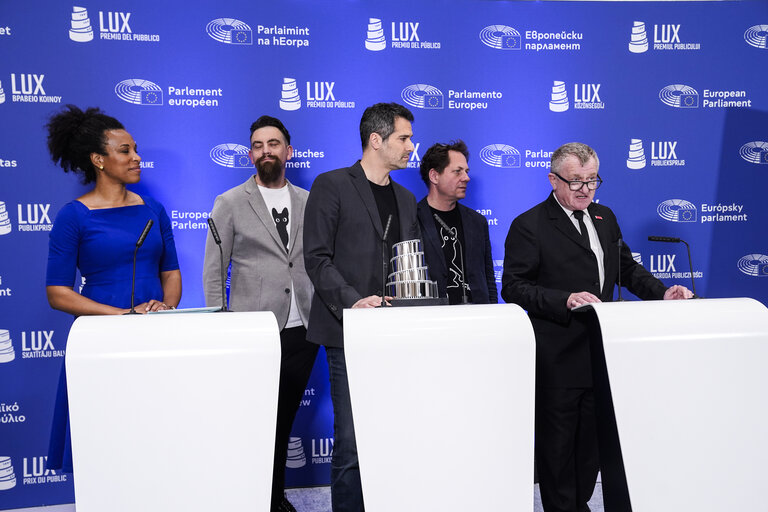 Press conference of  LUX Audience Award 2025 laureate