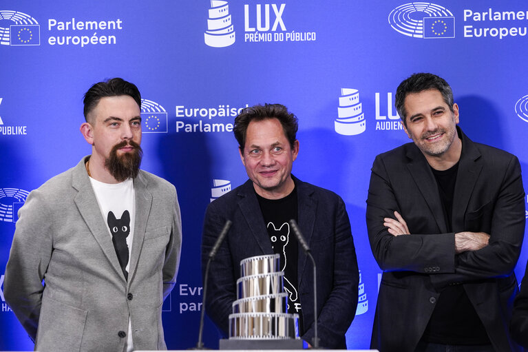 Press conference of  LUX Audience Award 2025 laureate