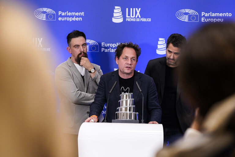 Press conference of  LUX Audience Award 2025 laureate