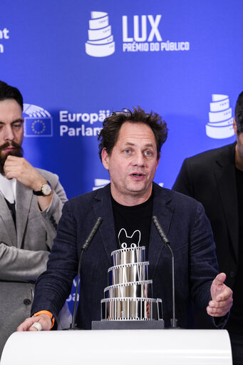 Press conference of  LUX Audience Award 2025 laureate