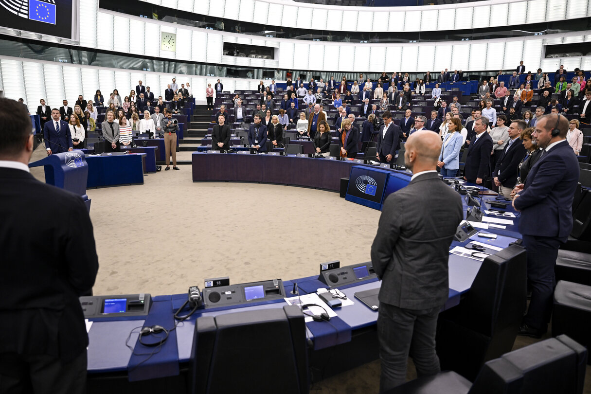 EP Plenary session - Passing of Pope Francis