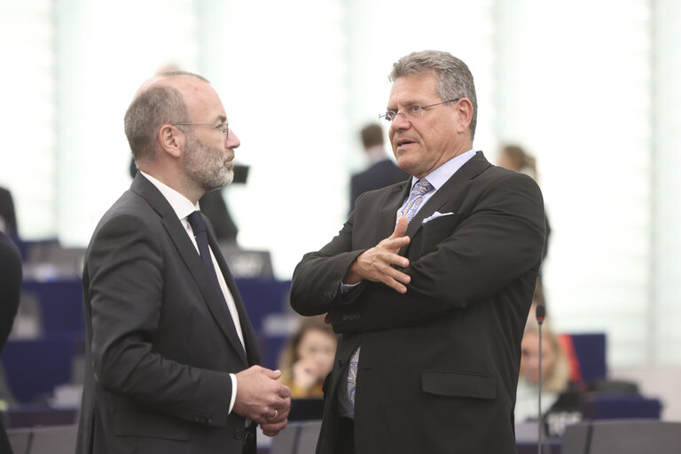 Photo 41: EP Plenary session - Preparation of EU-UK summit