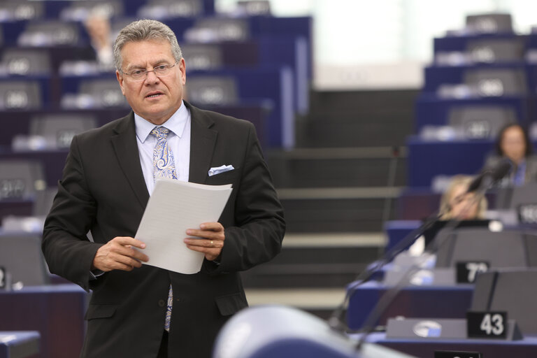 Photo 37: EP Plenary session - Preparation of EU-UK summit