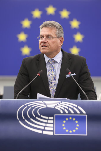 Photo 35: EP Plenary session - Preparation of EU-UK summit