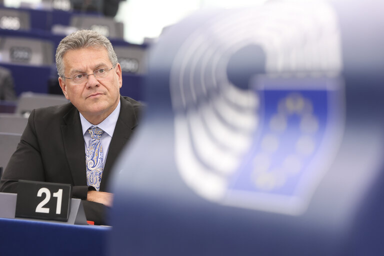 Photo 36: EP Plenary session - Preparation of EU-UK summit