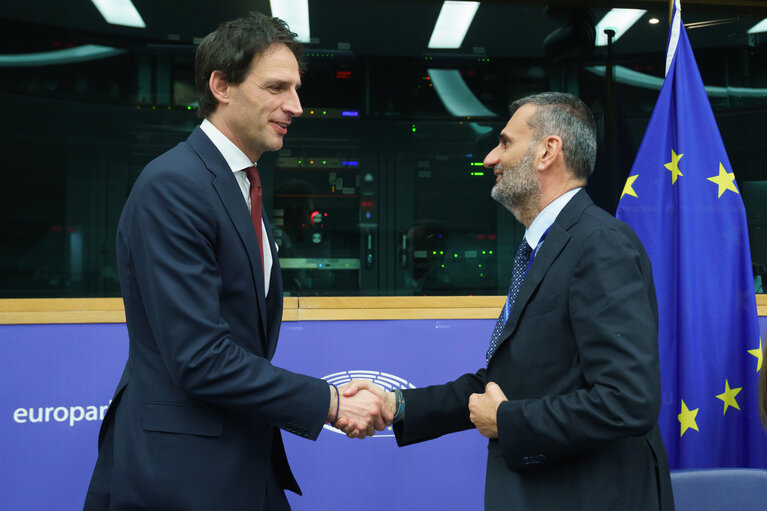 Foto 27: ENVI Extraordinary meeting - Exchange of views with Wopke Hoekstra, Commissioner for Climate, Net Zero and Clean Growth, as part of the structured dialogue