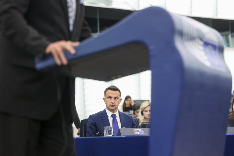 Fotografie 2: EP Plenary session - A unified EU response to unjustified US trade measures and global trade opportunities for the EU