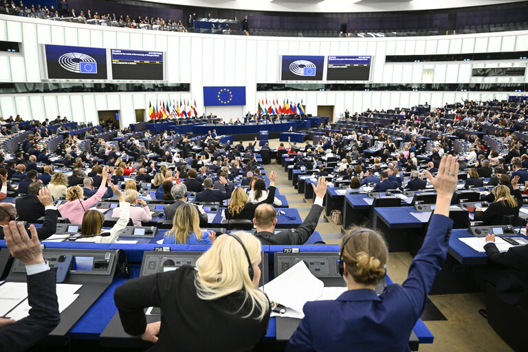 Foto 15: EP Plenary session - Voting session