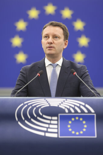 Photo 44: EP Plenary session - A revamped long-term budget for the Union in a changing world