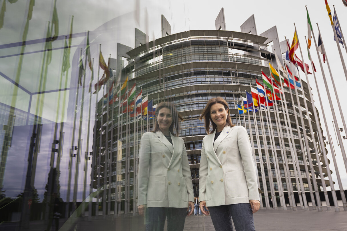 Alessandra MORETTI in the EP in Strasbourg