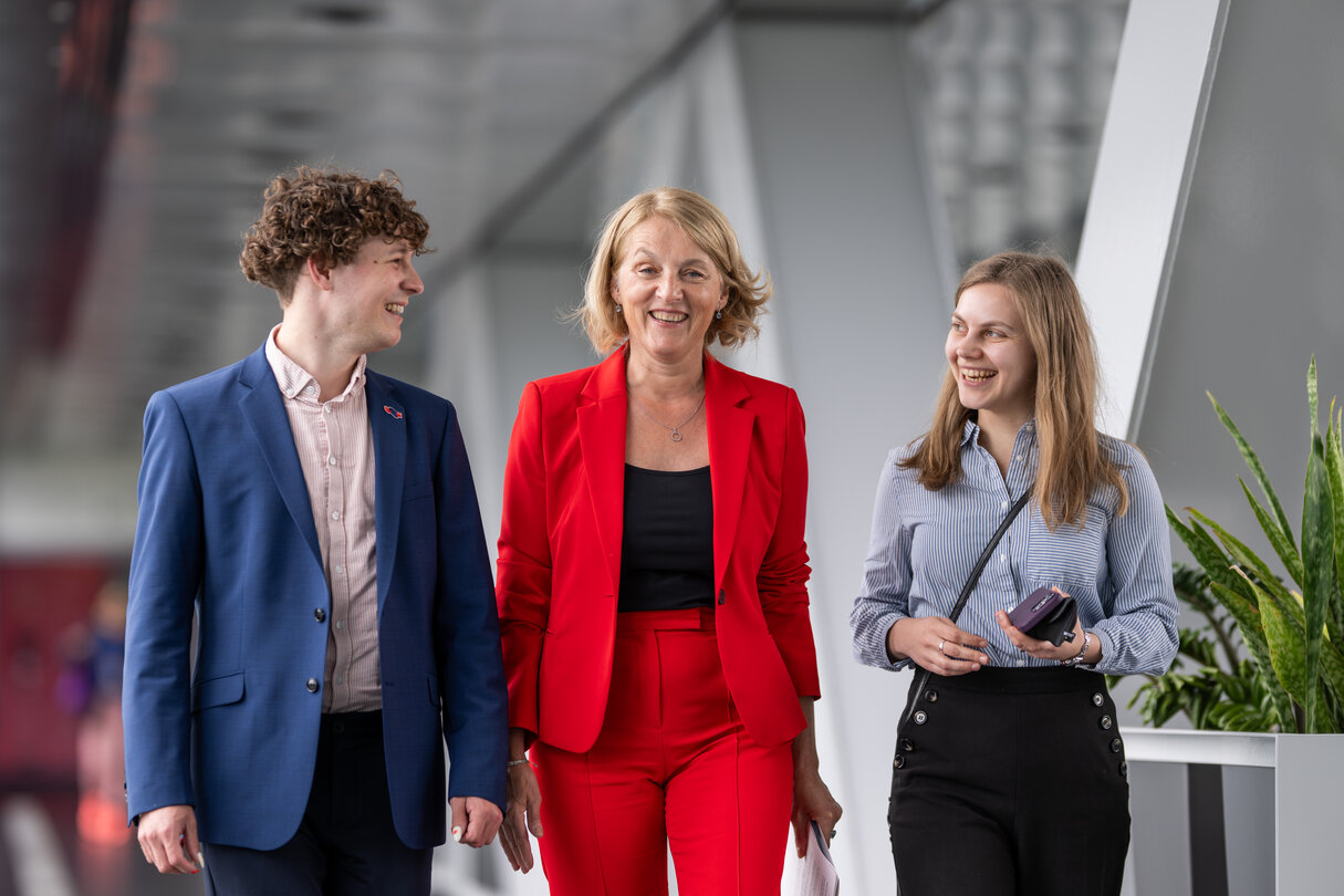 Evelyn REGNER in the EP in Strasbourg