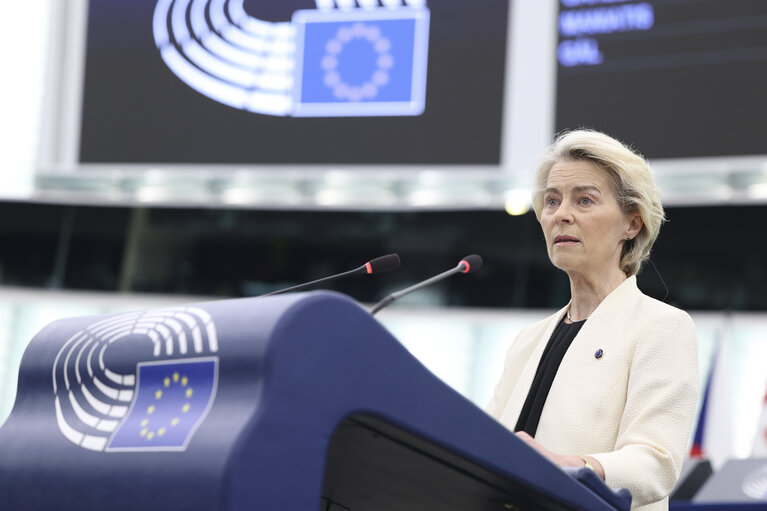 Fotografia 41: EP Plenary session - EU support for a just, sustainable and comprehensive peace in Ukraine