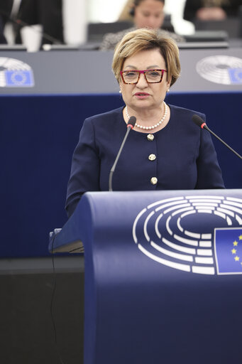 Fotografia 12: EP Plenary session - EU support for a just, sustainable and comprehensive peace in Ukraine