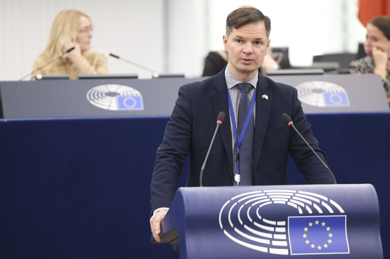 Fotografia 3: EP Plenary session - EU support for a just, sustainable and comprehensive peace in Ukraine