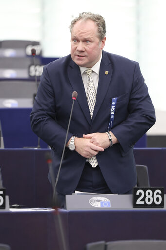 Billede 10: EP Plenary session - EU support for a just, sustainable and comprehensive peace in Ukraine