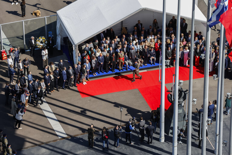 Photo 41: Commemoration of the 80th anniversary of the end of World War II in Europe - Wreath Laying Ceremony