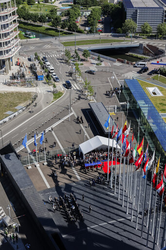 Photo 28: Commemoration of the 80th anniversary of the end of World War II in Europe - Wreath Laying Ceremony