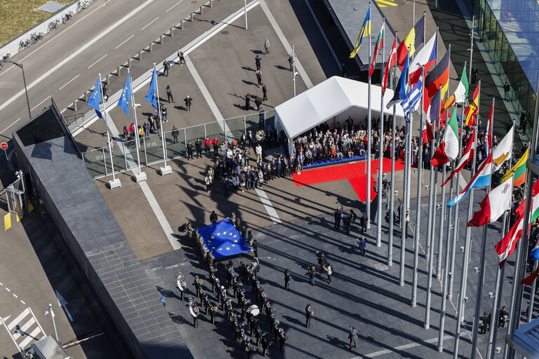 Photo 37: Commemoration of the 80th anniversary of the end of World War II in Europe - Wreath Laying Ceremony