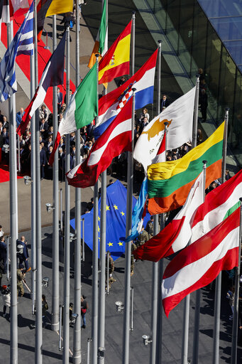 Photo 34: Commemoration of the 80th anniversary of the end of World War II in Europe - Wreath Laying Ceremony