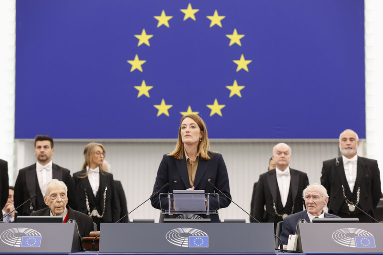 Photo 13: EP Plenary session - Commemoration 80th anniversary end of World War II in Europe