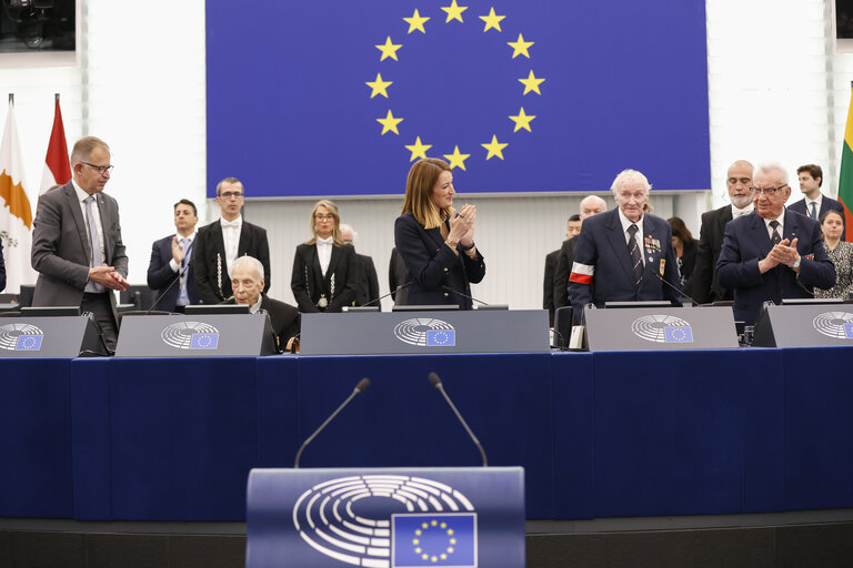 Foto 31: EP Plenary session - Commemoration 80th anniversary end of World War II in Europe