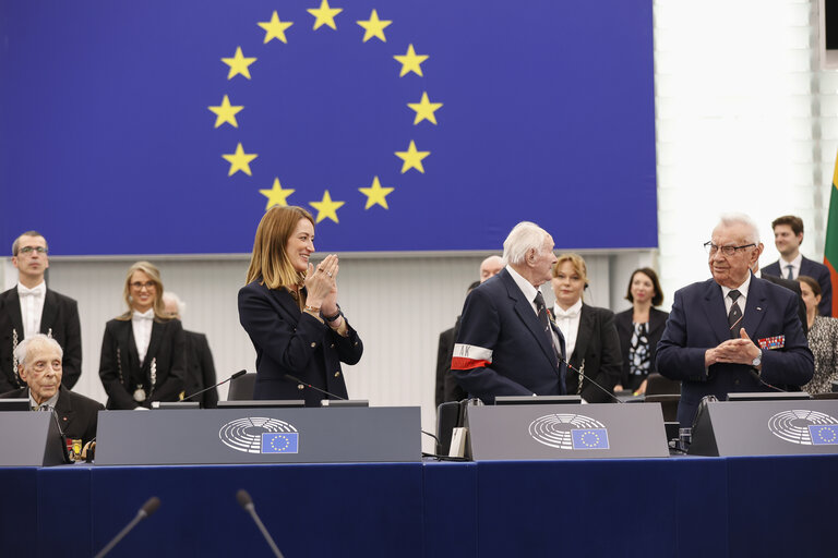Foto 26: EP Plenary session - Commemoration 80th anniversary end of World War II in Europe