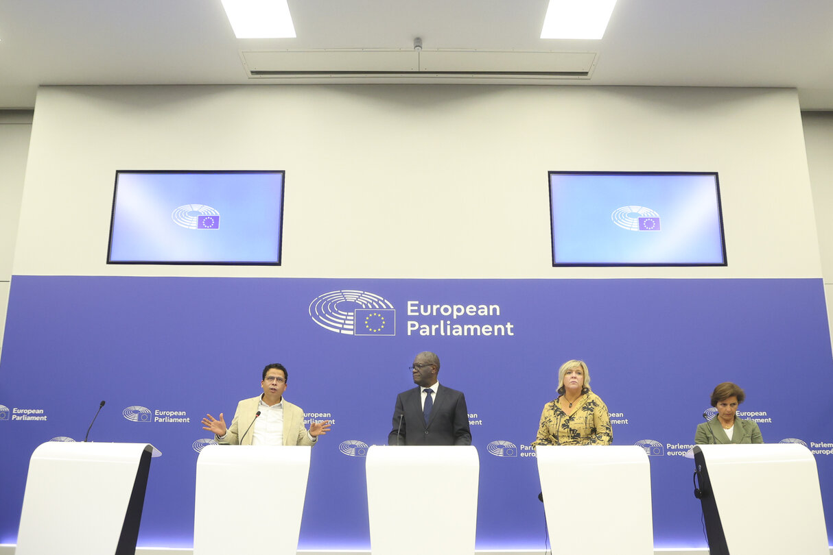 Press conference on combating sexual violence in the DRC and beyond