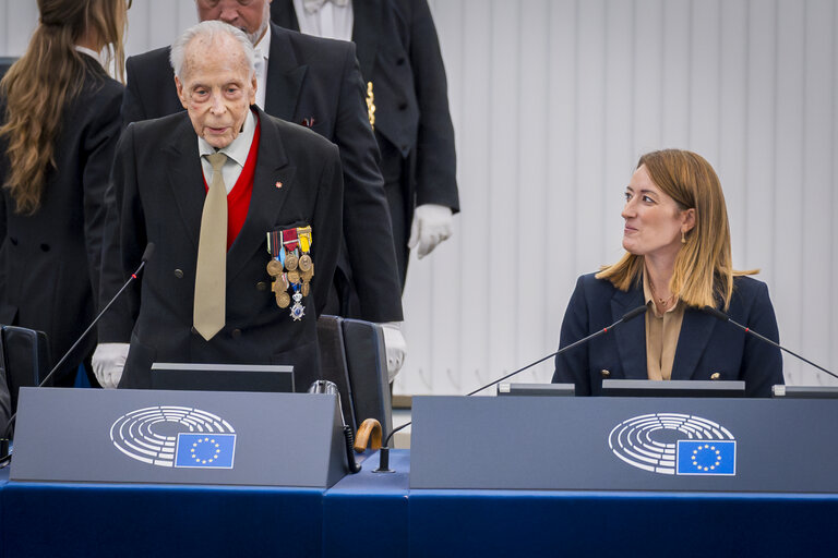 Photo 33: EP Plenary session - Commemoration 80th anniversary end of World War II in Europe