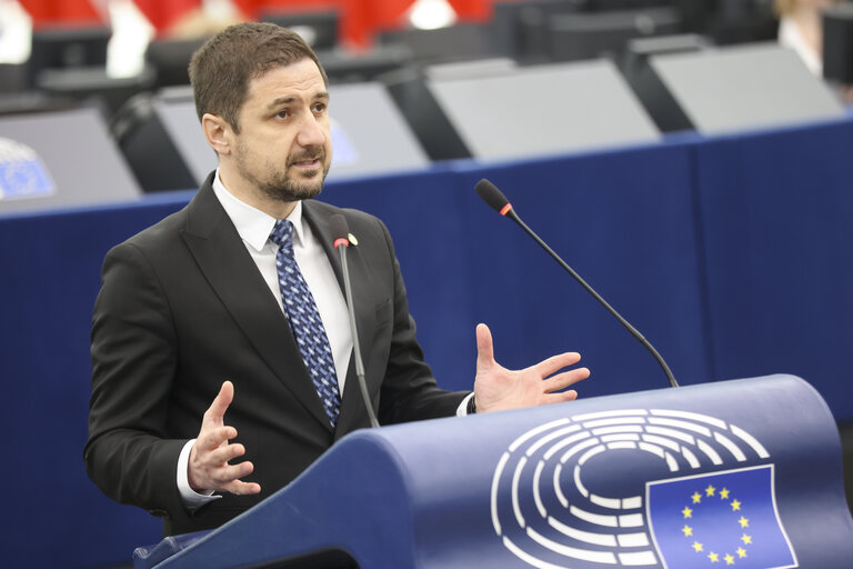EP Plenary session - 80 years after the end of World War II - freedom, democracy and security as the heritage of Europe