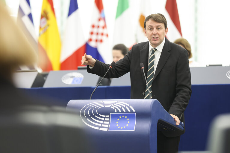 EP Plenary session - 80 years after the end of World War II - freedom, democracy and security as the heritage of Europe