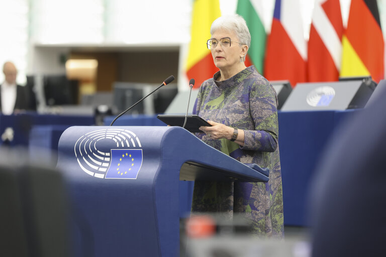 EP Plenary session - 80 years after the end of World War II - freedom, democracy and security as the heritage of Europe