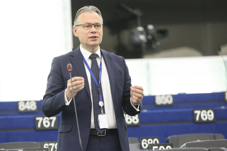 EP Plenary session - 80 years after the end of World War II - freedom, democracy and security as the heritage of Europe