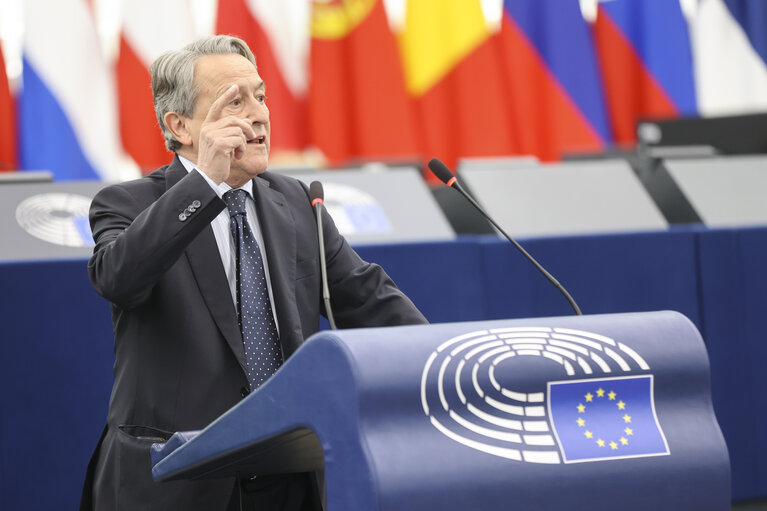 EP Plenary session - 80 years after the end of World War II - freedom, democracy and security as the heritage of Europe