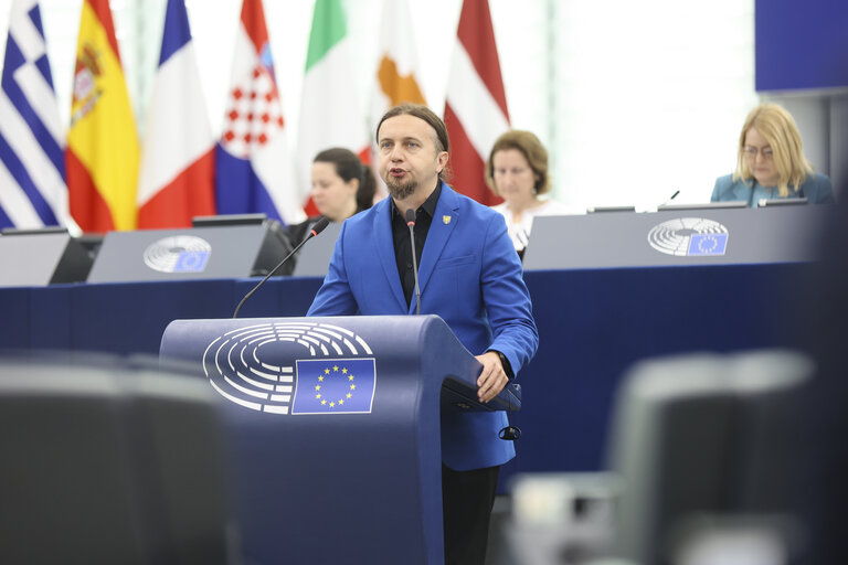 EP Plenary session - 80 years after the end of World War II - freedom, democracy and security as the heritage of Europe
