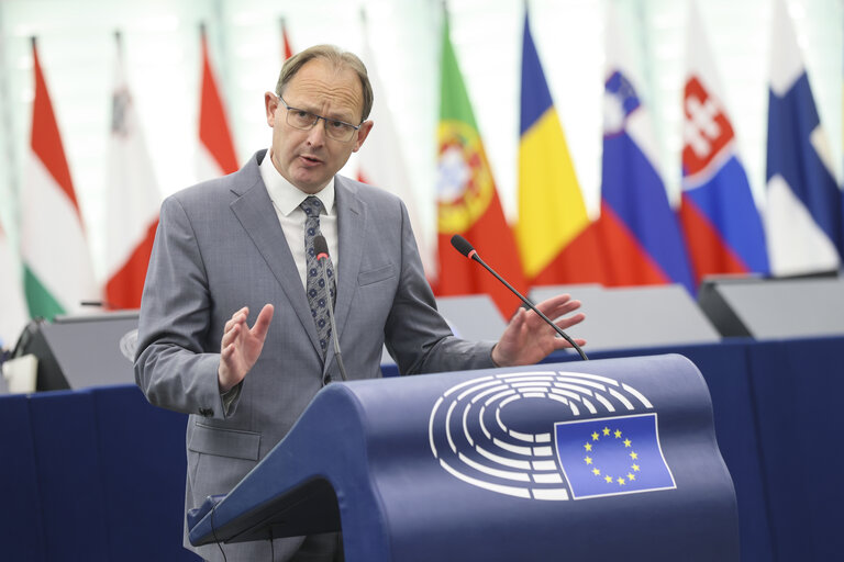 EP Plenary session - 80 years after the end of World War II - freedom, democracy and security as the heritage of Europe