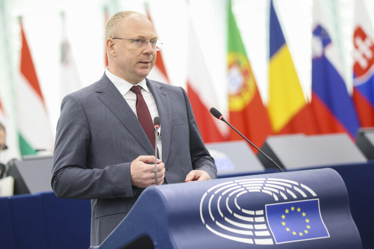 EP Plenary session - 80 years after the end of World War II - freedom, democracy and security as the heritage of Europe