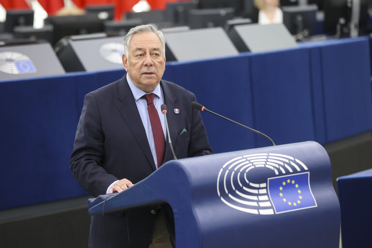EP Plenary session - 80 years after the end of World War II - freedom, democracy and security as the heritage of Europe