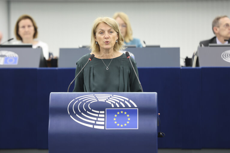 EP Plenary session - 80 years after the end of World War II - freedom, democracy and security as the heritage of Europe
