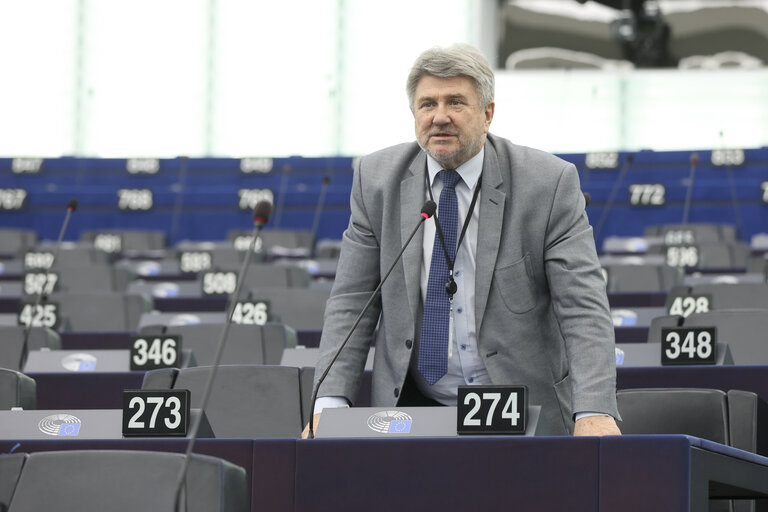 EP Plenary session - 80 years after the end of World War II - freedom, democracy and security as the heritage of Europe