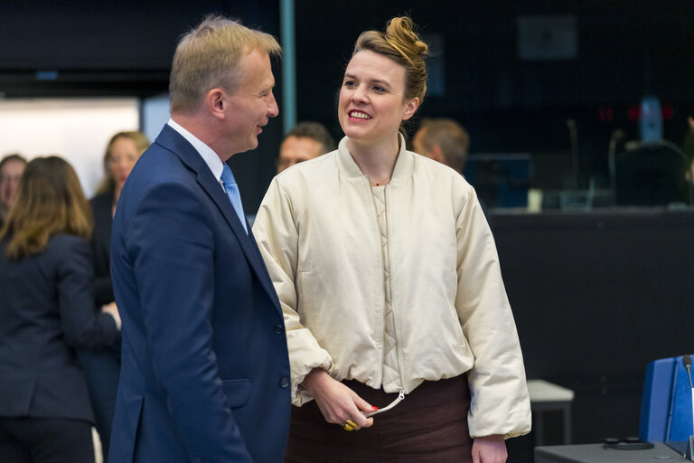 Meeting of the EP Conference of Presidents in the presence of Piotr SERAFIN, European Commissioner for Budget, Anti-Fraud and Public Administration