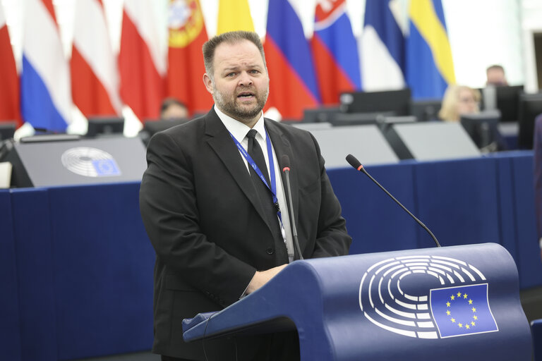EP Plenary session - 80 years after the end of World War II - freedom, democracy and security as the heritage of Europe