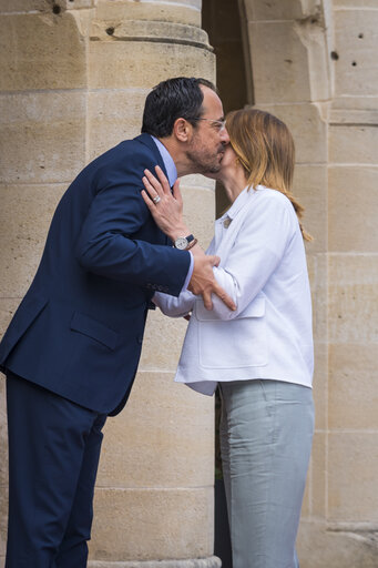 Fotografia 10: Official visit by Roberta METSOLA, EP President to Nicosia (Cyprus) - Meeting with Nikos CHRISTODOULIDES, President of Cyprus
